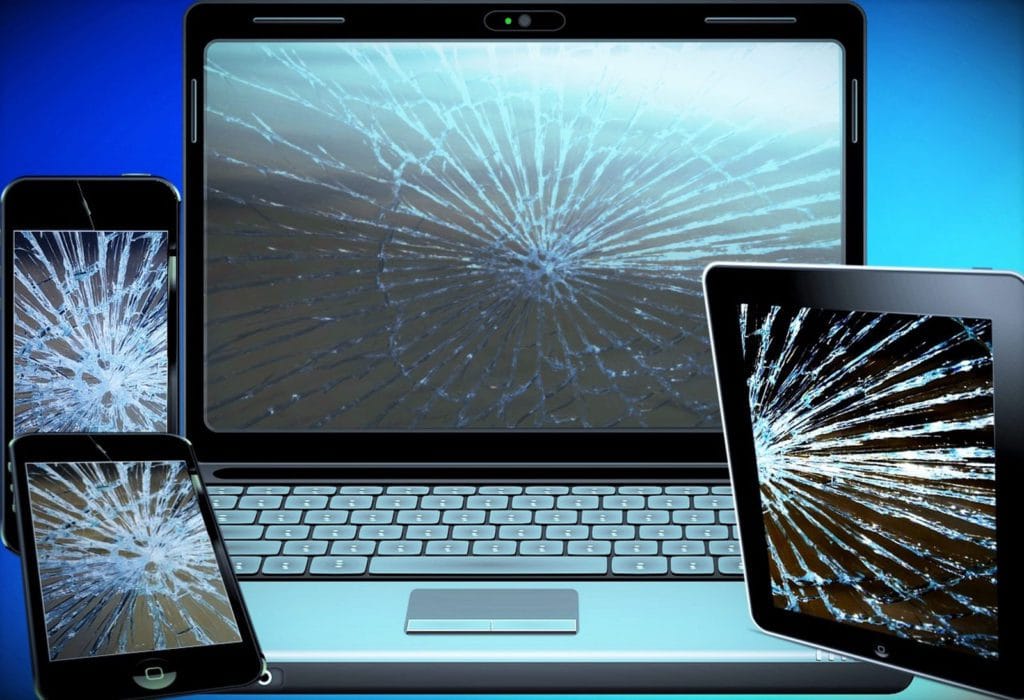 Phone, Computer, Tablet broken screen